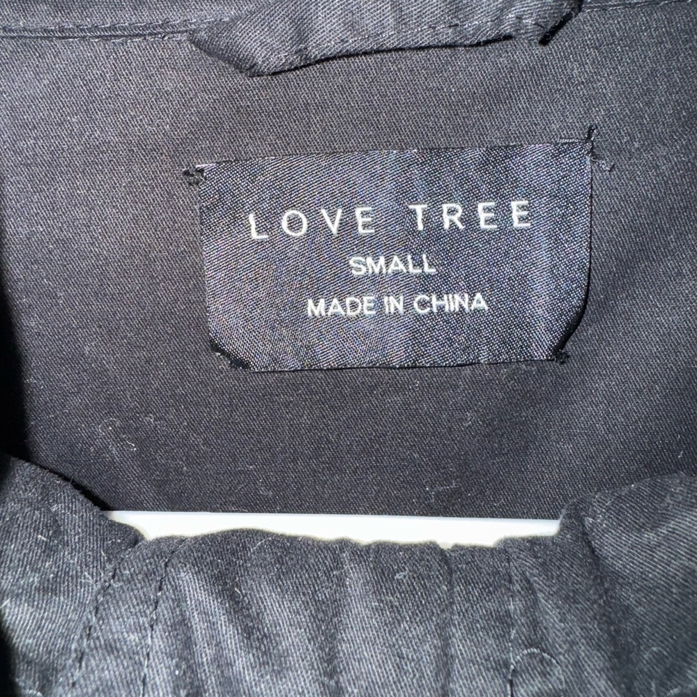 Love Tree Black and Gray Utility Jacket - Picture 2 of 3